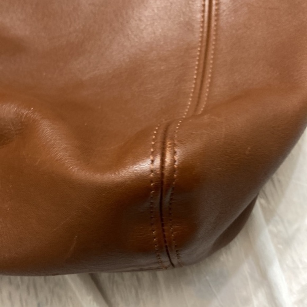 Coach vintage brown leather tote bag 4157 waverly soho - Picture 7 of 10